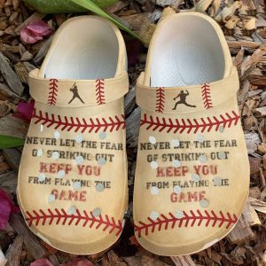 Baseball Motivation Clogs Shoes