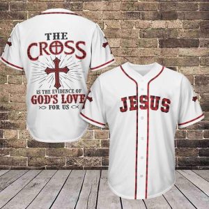 Jesus – The Cross God’s Love Baseball Jersey